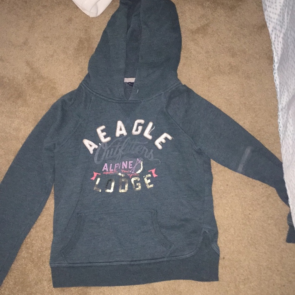 Green American eagle sweatshirt